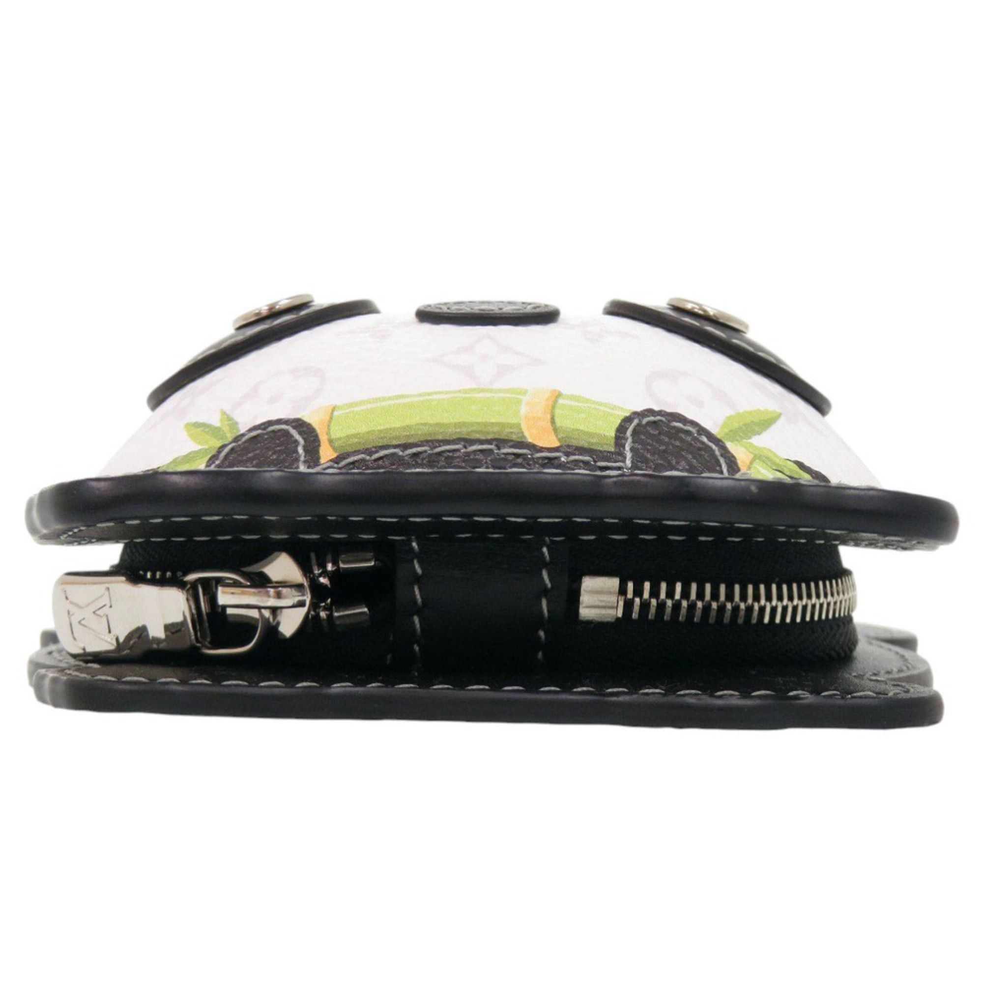 Louis Vuitton Like New Louis Vuitton LV Panda Monogram M03397 White Black Brown Keychain Accessory Bag Charm 0704LOUIS VUITTON Size ONE SIZE - 4 Thumbnail