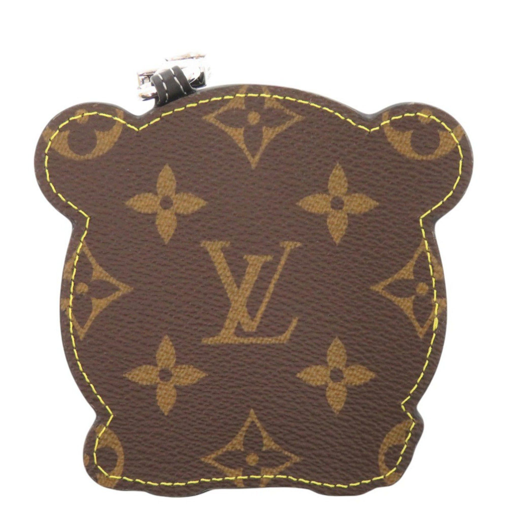 Louis Vuitton Like New Louis Vuitton LV Panda Monogram M03397 White Black Brown Keychain Accessory Bag Charm 0704LOUIS VUITTON Size ONE SIZE - 3 Thumbnail