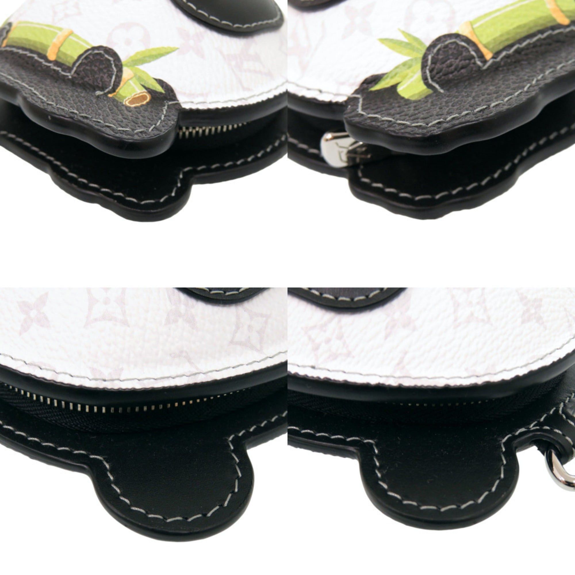 Louis Vuitton Like New Louis Vuitton LV Panda Monogram M03397 White Black Brown Keychain Accessory Bag Charm 0704LOUIS VUITTON Size ONE SIZE - 5 Thumbnail