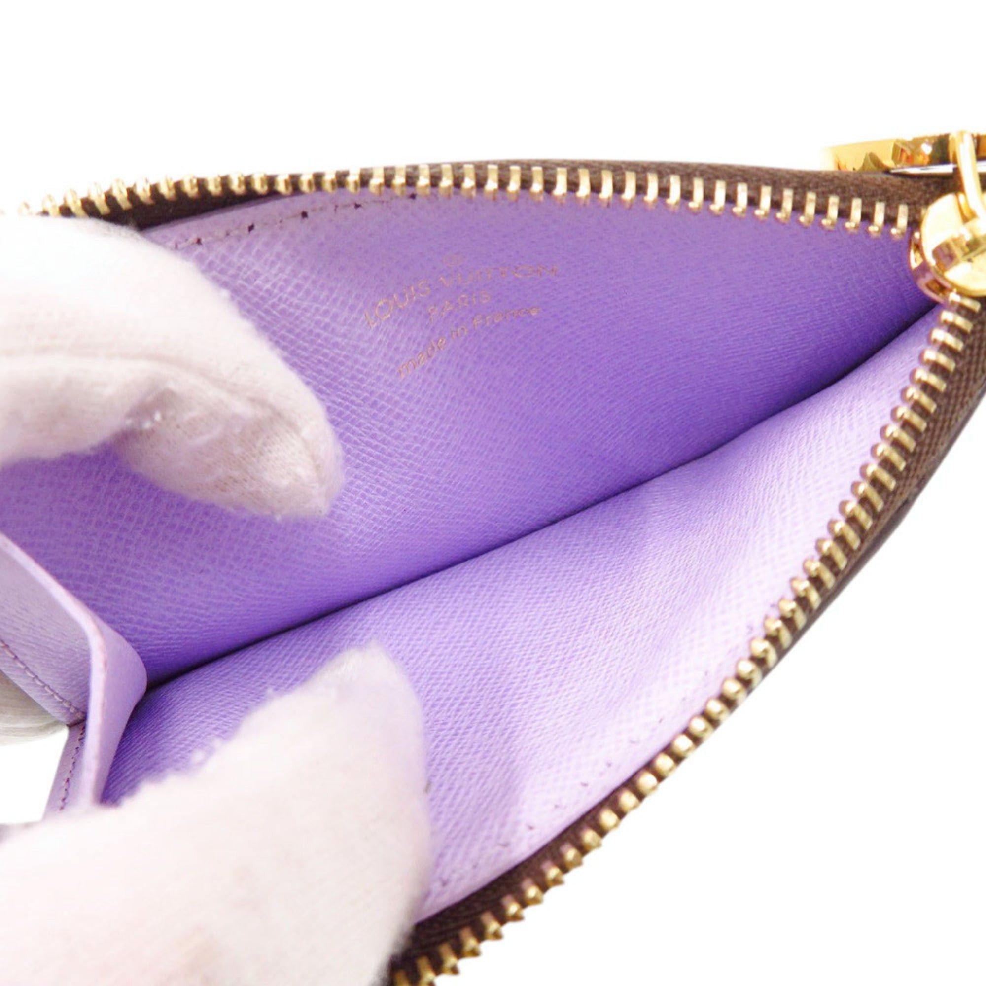 Louis Vuitton Excellent condition Louis Vuitton Portecarte Romy Monogram M82938 Lilac business card holder/card case wallet LV 0419LOUIS VUITTON Size ONE SIZE - 5 Thumbnail