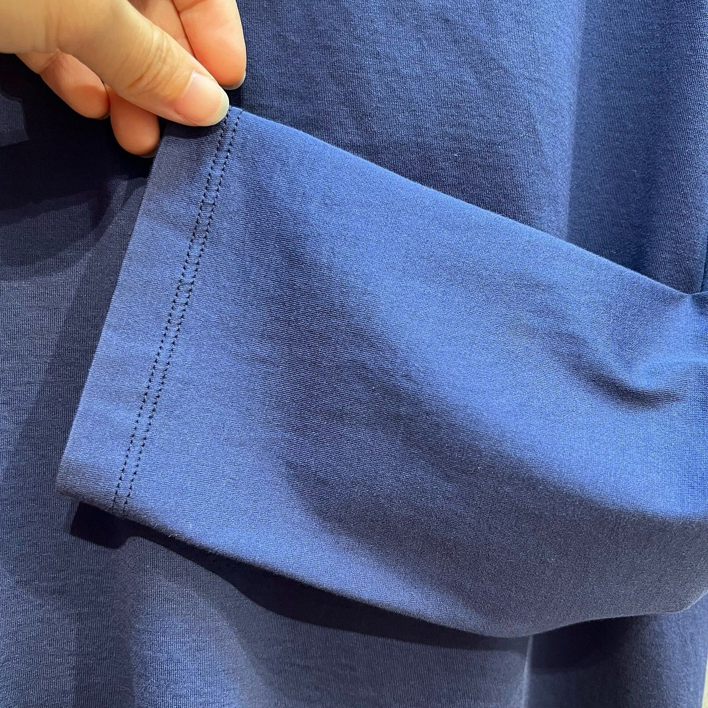 Prada Prada Pocket Long Sleeve T-Shirt Blue Size S Size US S / EU 44-46 / 1 - 9 Thumbnail