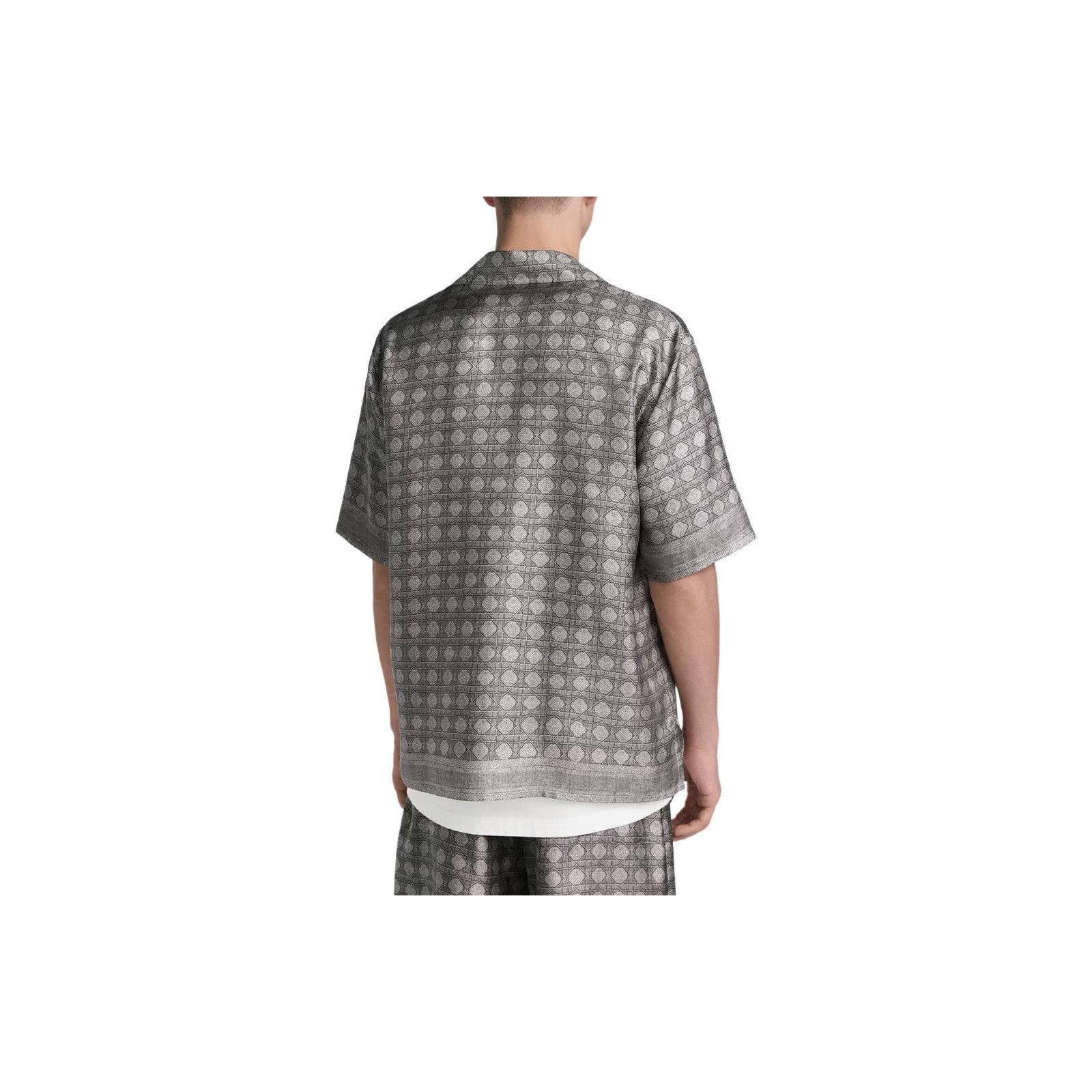 Dior Dior Patterned Silk Short Sleeve Shirt Size S Size US S / EU 44-46 / 1 - 8 Thumbnail