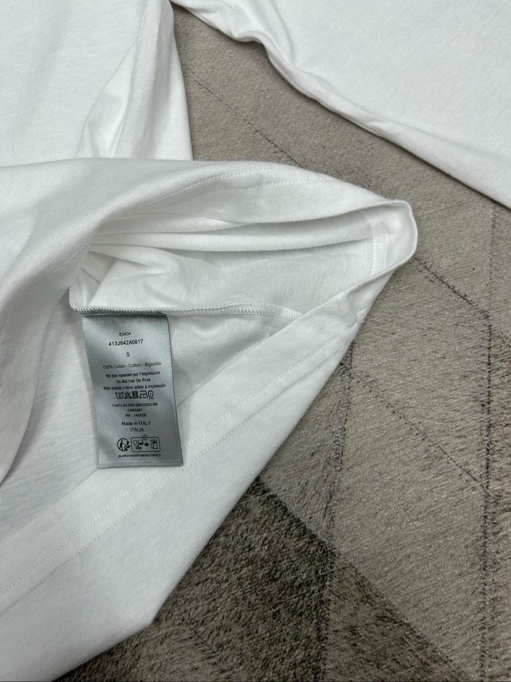 Dior Dior Rainbow Logo Long Sleeve T-Shirt Size S Size US S / EU 44-46 / 1 - 4 Thumbnail