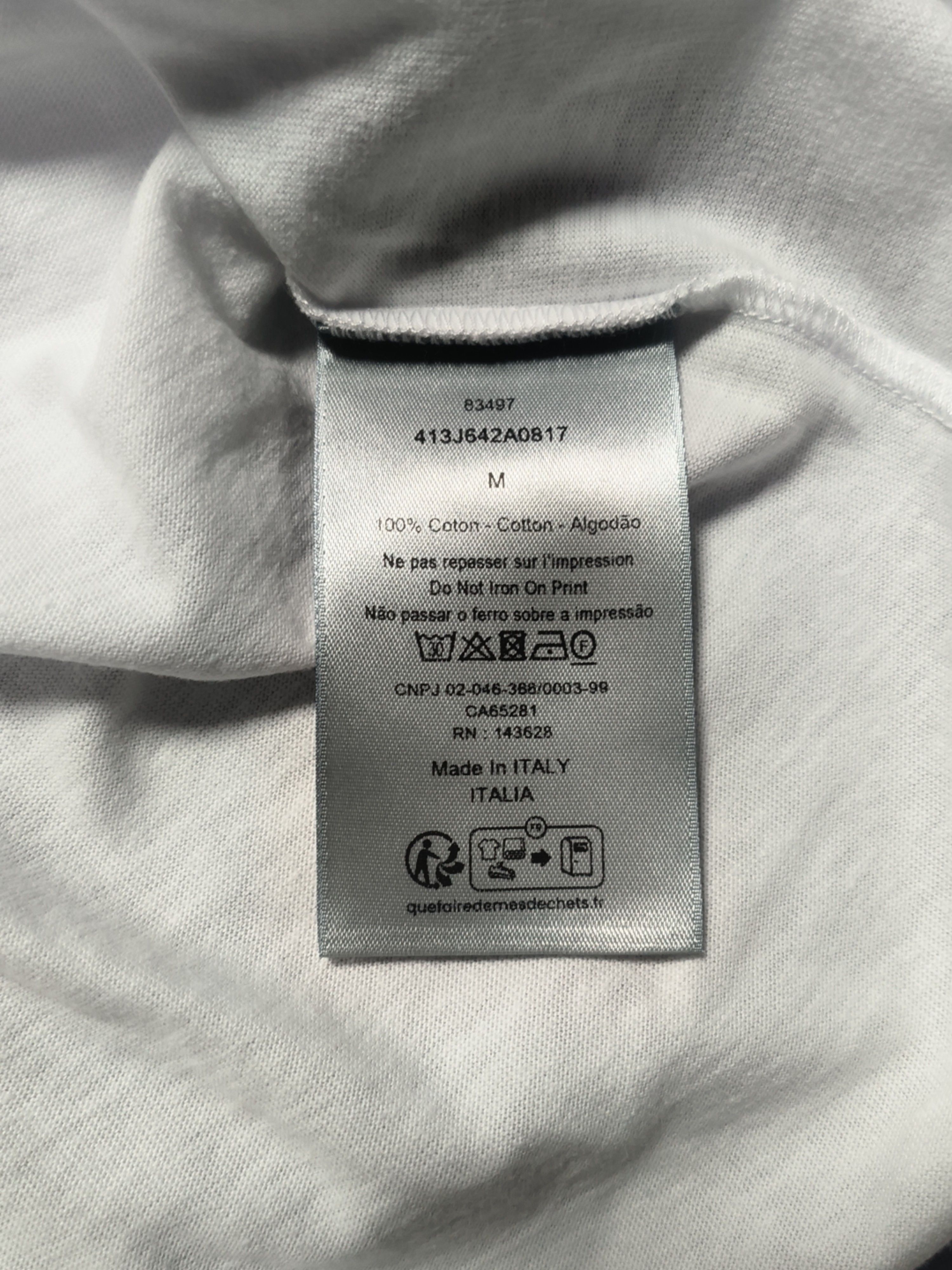 Dior Dior Multi-Color Logo Long Sleeve T-Shirt Size M Size US M / EU 48-50 / 2 - 4 Thumbnail