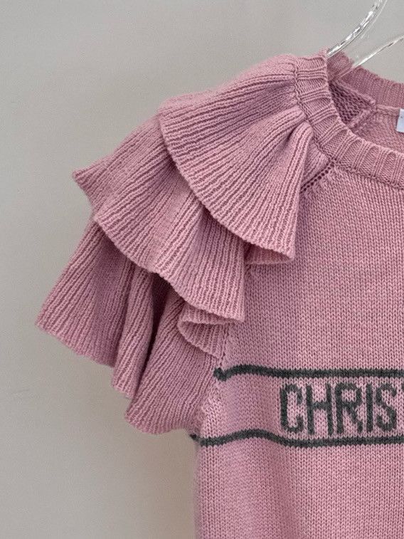 Dior Christian Dior Ruffled Star Logo Cashmere Sweater Size FR 40 Size M / US 6-8 / IT 42-44 - 6 Thumbnail
