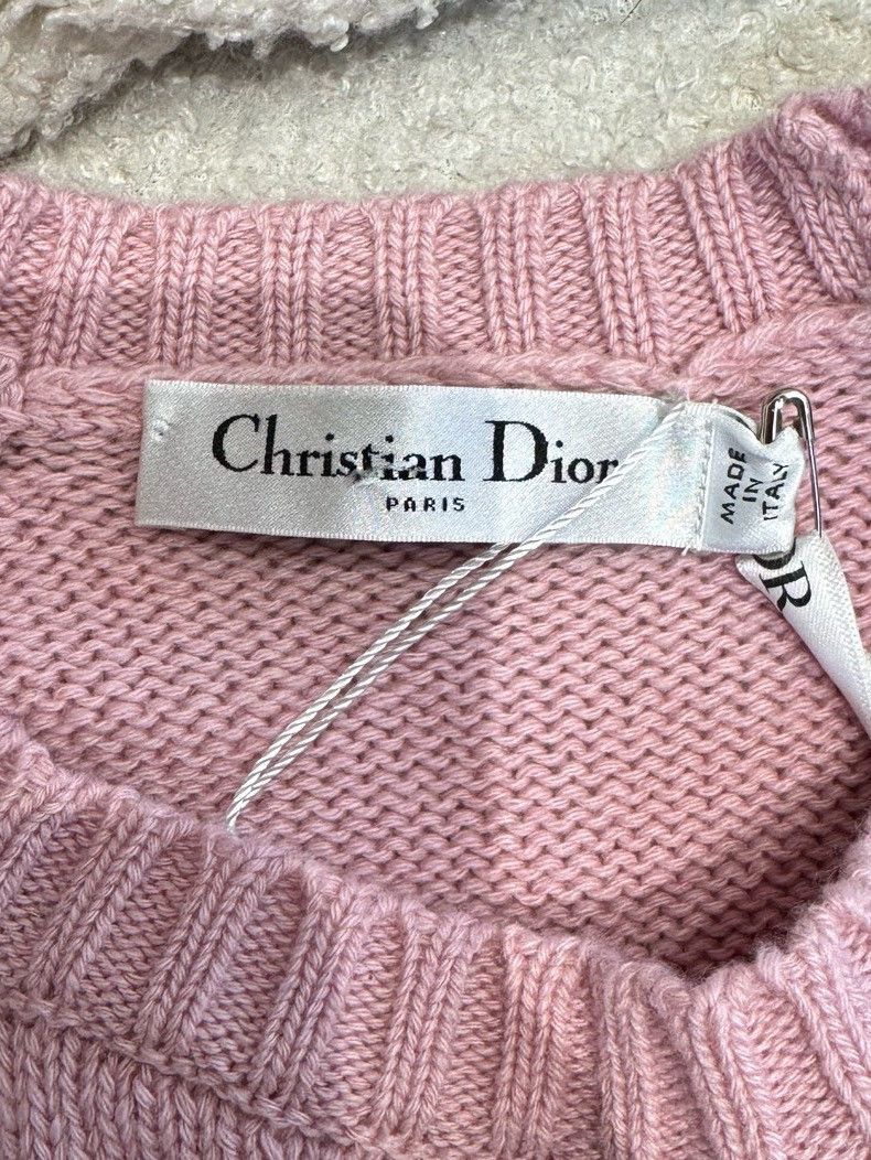Dior Christian Dior Ruffled Star Logo Cashmere Sweater Size FR 40 Size M / US 6-8 / IT 42-44 - 3 Thumbnail