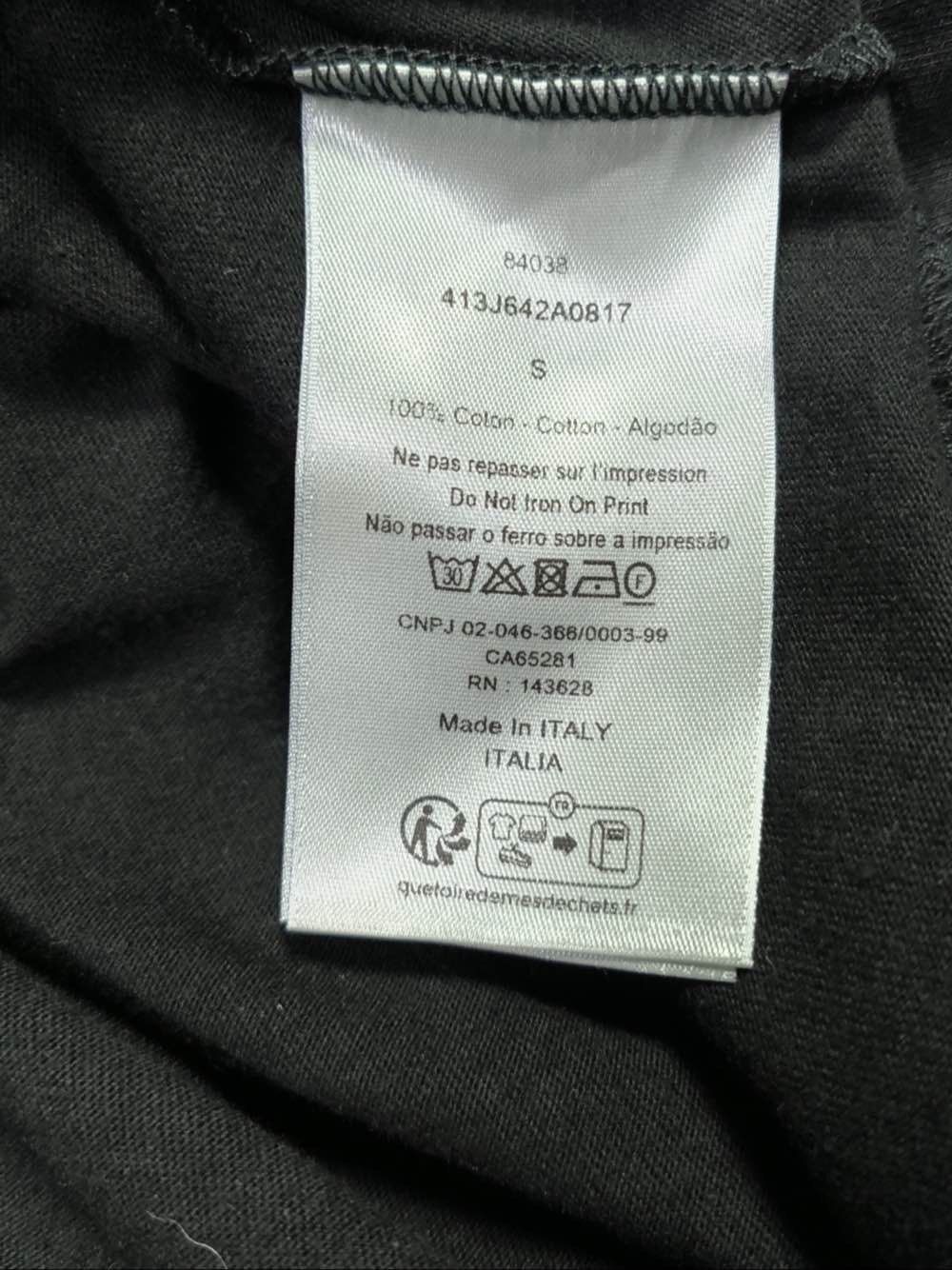 Dior Dior Logo Column Long Sleeve T-Shirt Size S Size US S / EU 44-46 / 1 - 4 Thumbnail