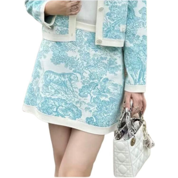 Dior Dior Toile de Jouy Mini Skirt Size 36 Size 26" / US 2 / IT 38 - 6 Thumbnail