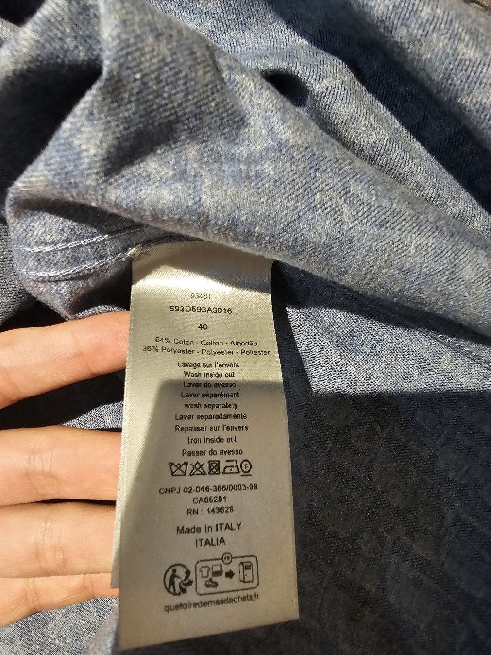 Dior Dior Oblique Short Sleeve Shirt Size M Size US XXS / EU 40 - 4 Thumbnail