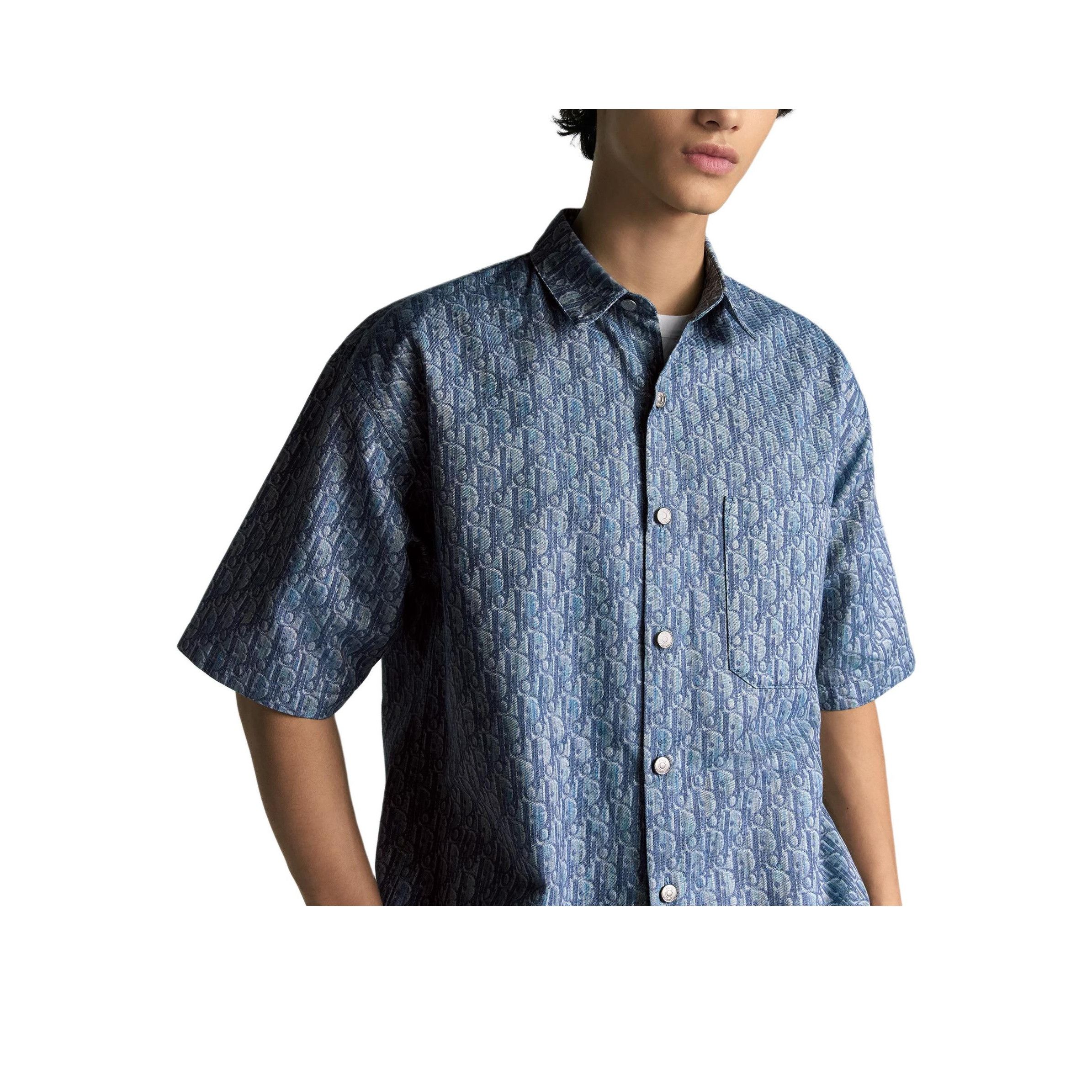 Dior Dior Oblique Short Sleeve Shirt Size M Size US XXS / EU 40 - 6 Thumbnail