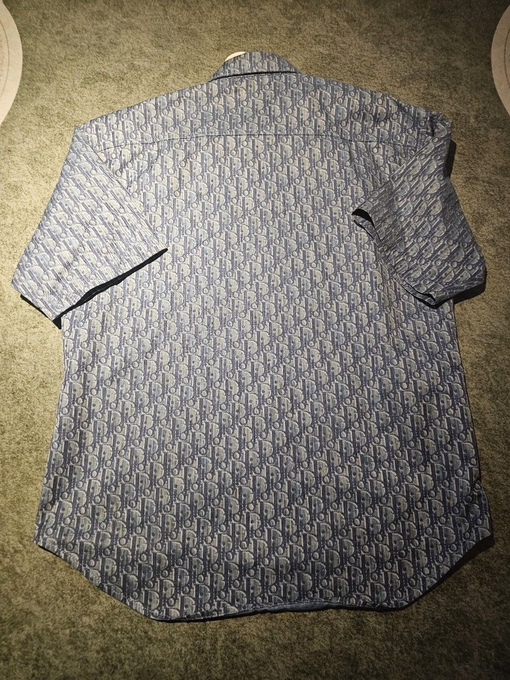 Dior Dior Oblique Short Sleeve Shirt Size M Size US XXS / EU 40 - 2 Thumbnail