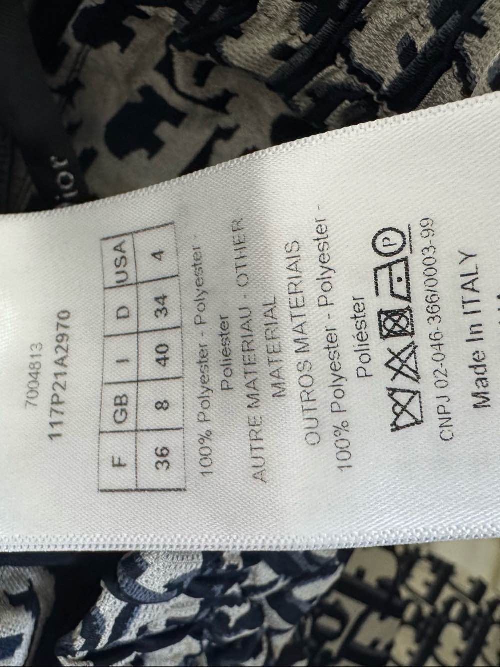 Dior Dior Oblique Print Technical Taffeta Shorts Size 36 Size 26" / US 2 / IT 38 - 4 Thumbnail