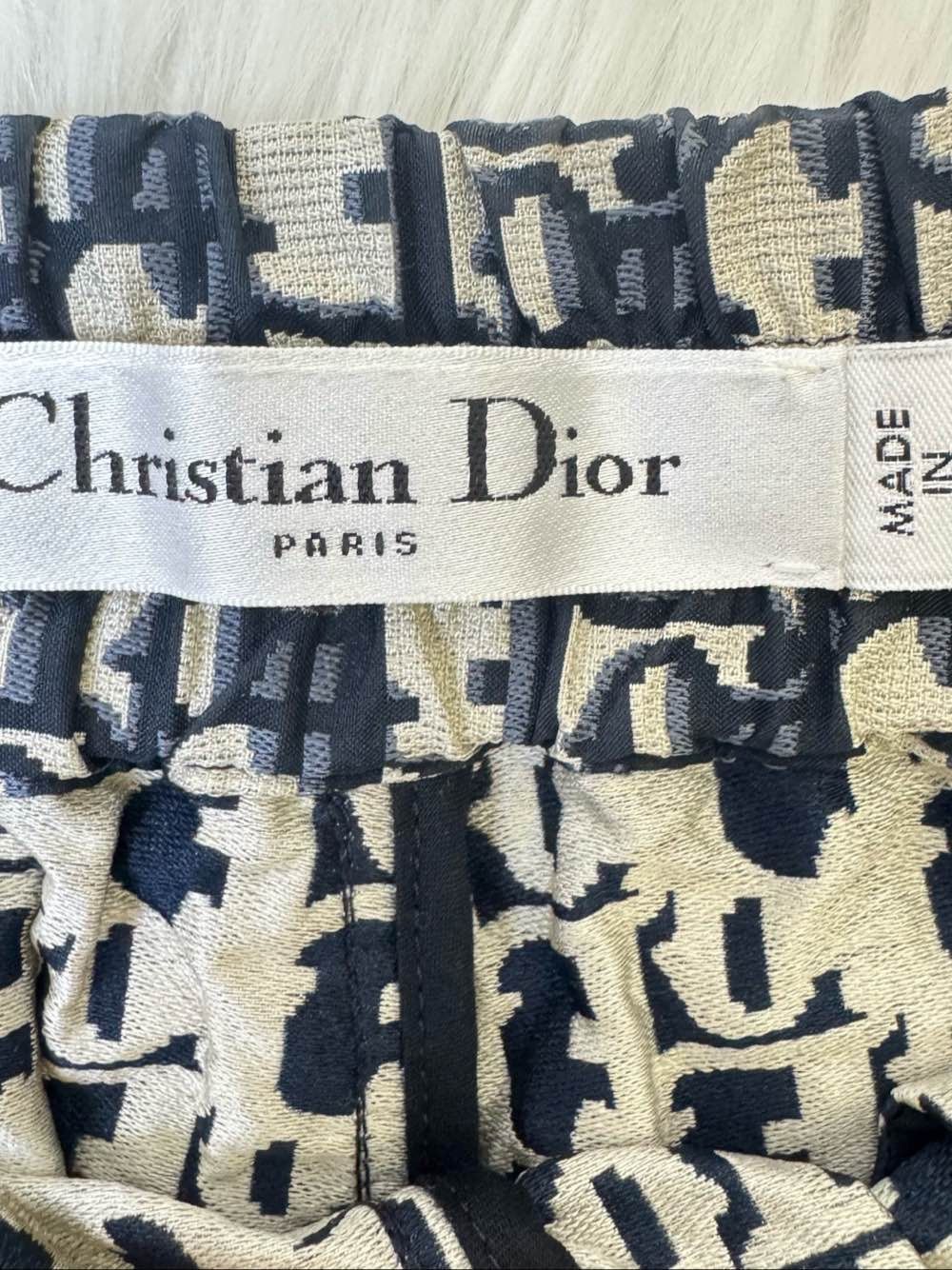 Dior Dior Oblique Print Technical Taffeta Shorts Size 36 Size 26" / US 2 / IT 38 - 3 Thumbnail