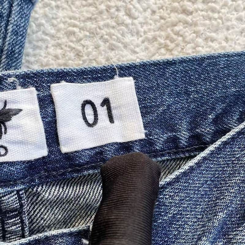 Dior Dior Bee Logo Denim Jeans Size FR 32 Size 24" / US 00 / IT 34 - 7 Thumbnail