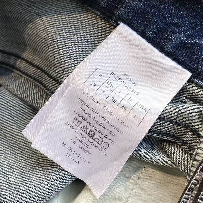 Dior Dior Bee Logo Denim Jeans Size FR 32 Size 24" / US 00 / IT 34 - 4 Thumbnail