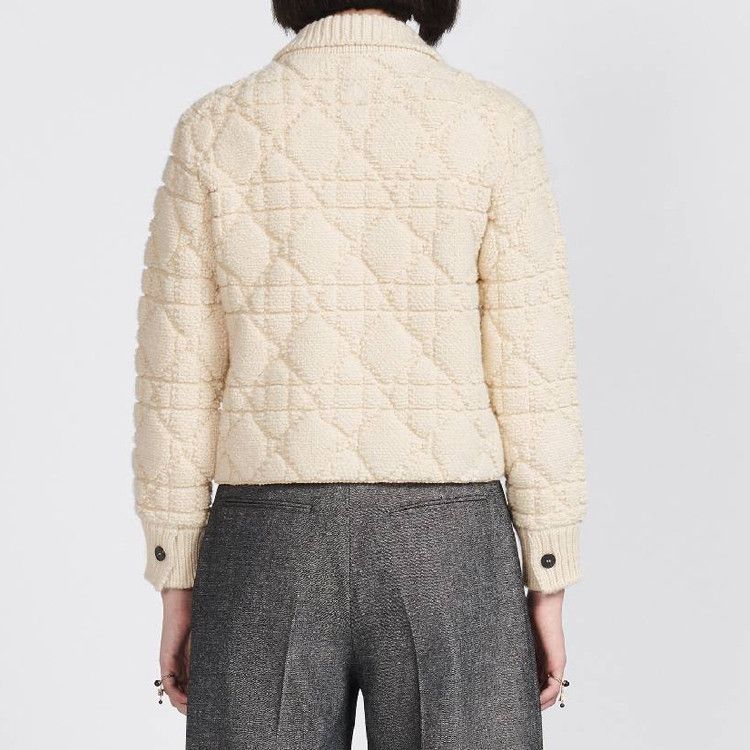 Dior Dior Quilted Cannage Knit Cardigan Size 36 Size XS / US 0-2 / IT 36-38 - 10 Thumbnail