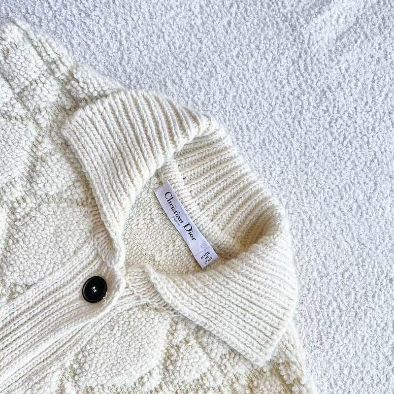 Dior Dior Quilted Cannage Knit Cardigan Size 36 Size XS / US 0-2 / IT 36-38 - 3 Thumbnail