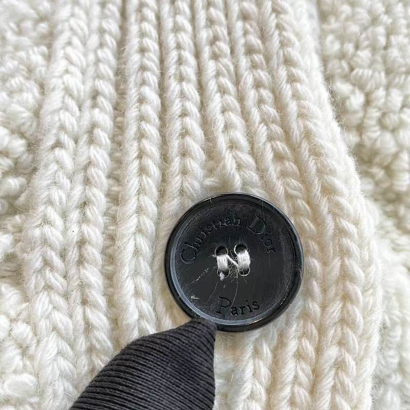 Dior Dior Quilted Cannage Knit Cardigan Size 36 Size XS / US 0-2 / IT 36-38 - 7 Thumbnail
