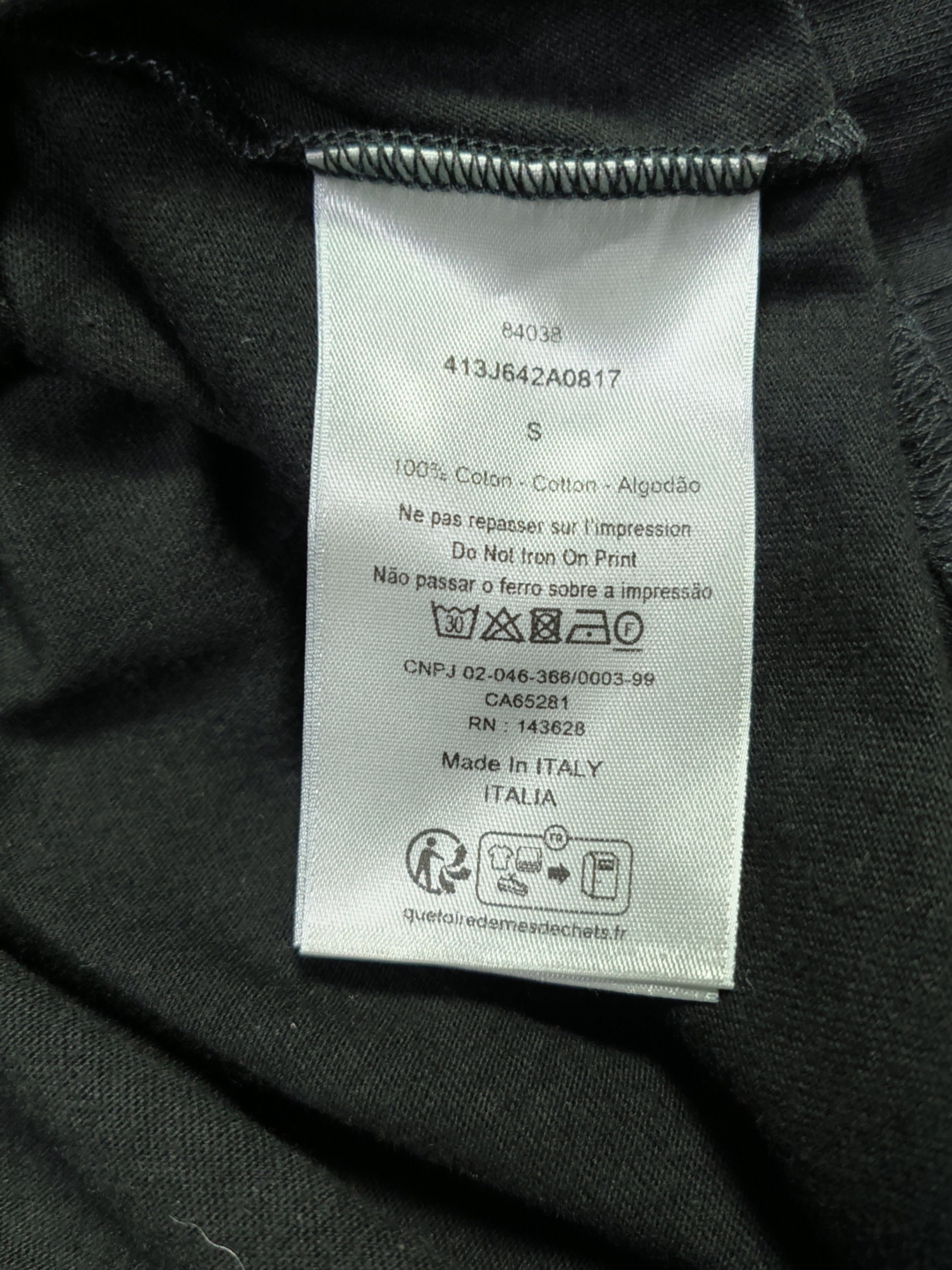 Dior Dior Vertical Logo Long Sleeve T-Shirt Size S Size US S / EU 44-46 / 1 - 4 Thumbnail