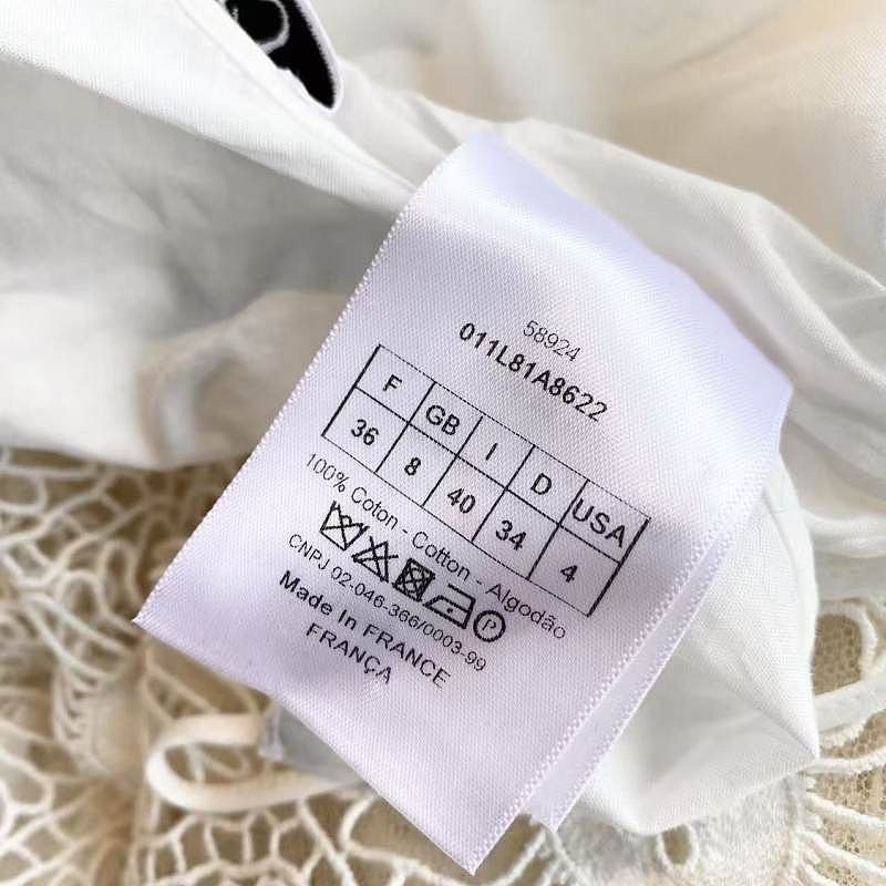Dior Christian Dior White Lace Midi Dress Size 36 Size XS / US 0-2 / IT 36-38 - 4 Thumbnail