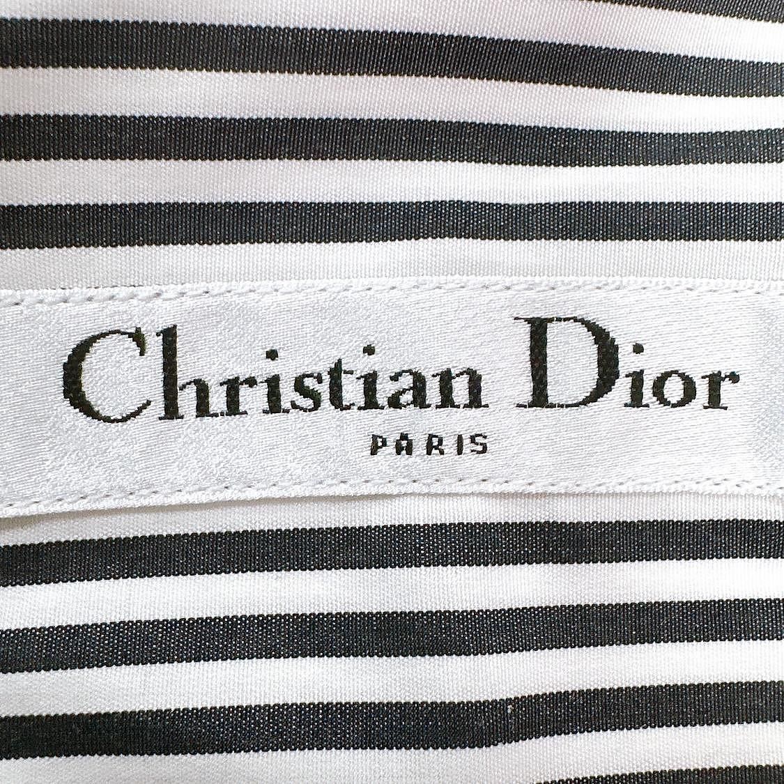Dior Dior Bee Embroidery Striped Shirt Size 34 Size XS / US 0-2 / IT 36-38 - 3 Thumbnail