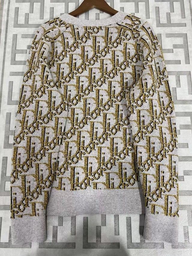 Dior Dior Oblique Pattern Cardigan Size XL Size US XL / EU 56 / 4 - 2 Thumbnail