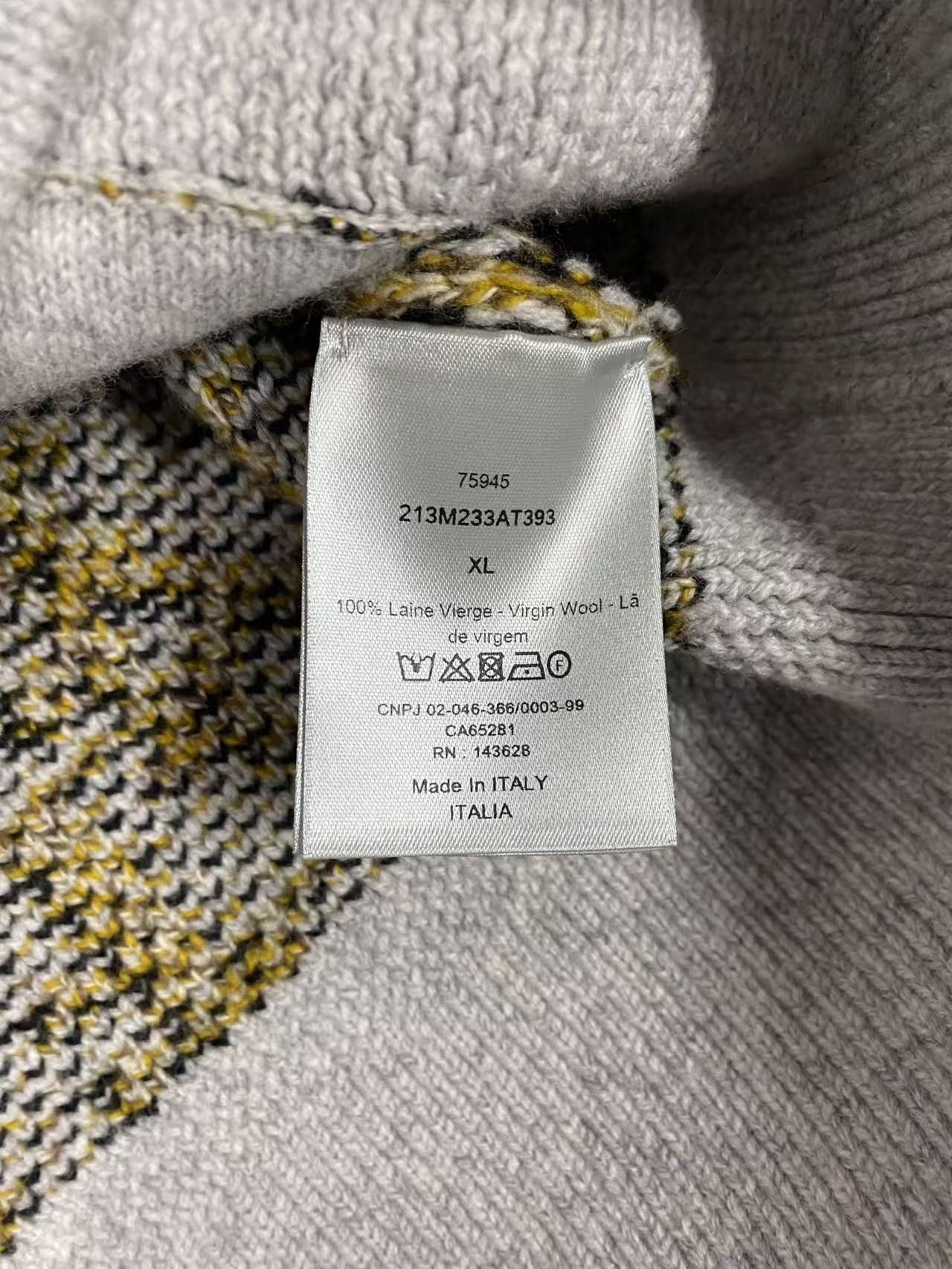 Dior Dior Oblique Pattern Cardigan Size XL Size US XL / EU 56 / 4 - 4 Thumbnail