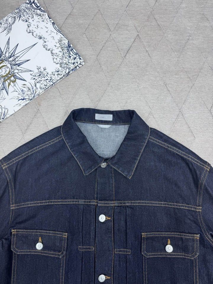 Dior Dior Denim Jacket Size 54 Size US L / EU 52-54 / 3 - 3 Thumbnail