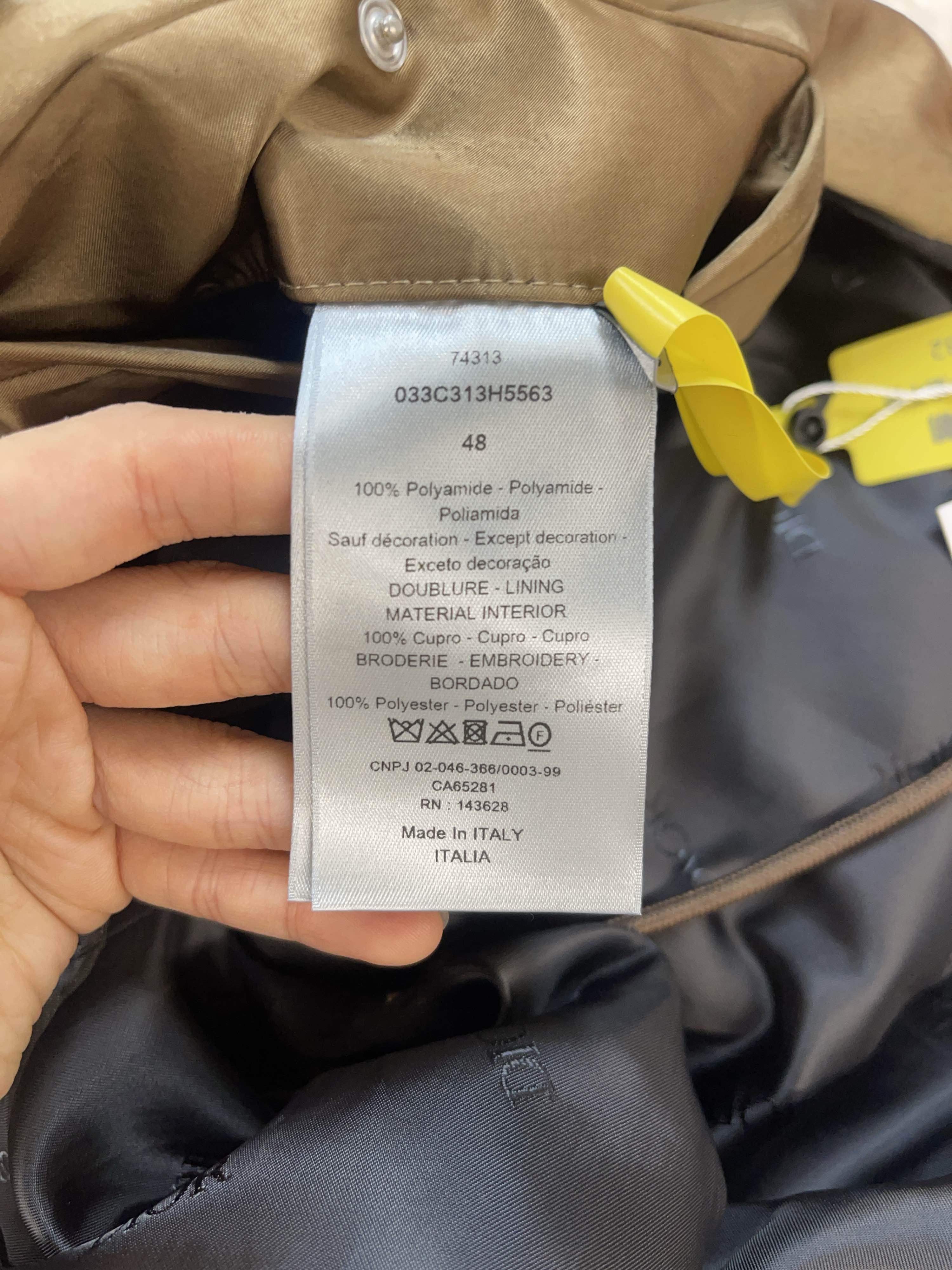Dior Dior Logo Hooded Coat Size M Size US M / EU 48-50 / 2 - 4 Thumbnail