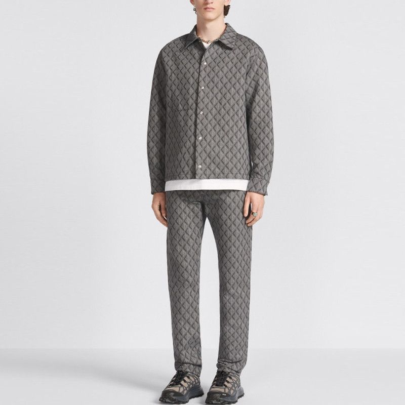 Dior Dior Diamond Jacquard Shirt Size M Size US M / EU 48-50 / 2 - 6 Thumbnail