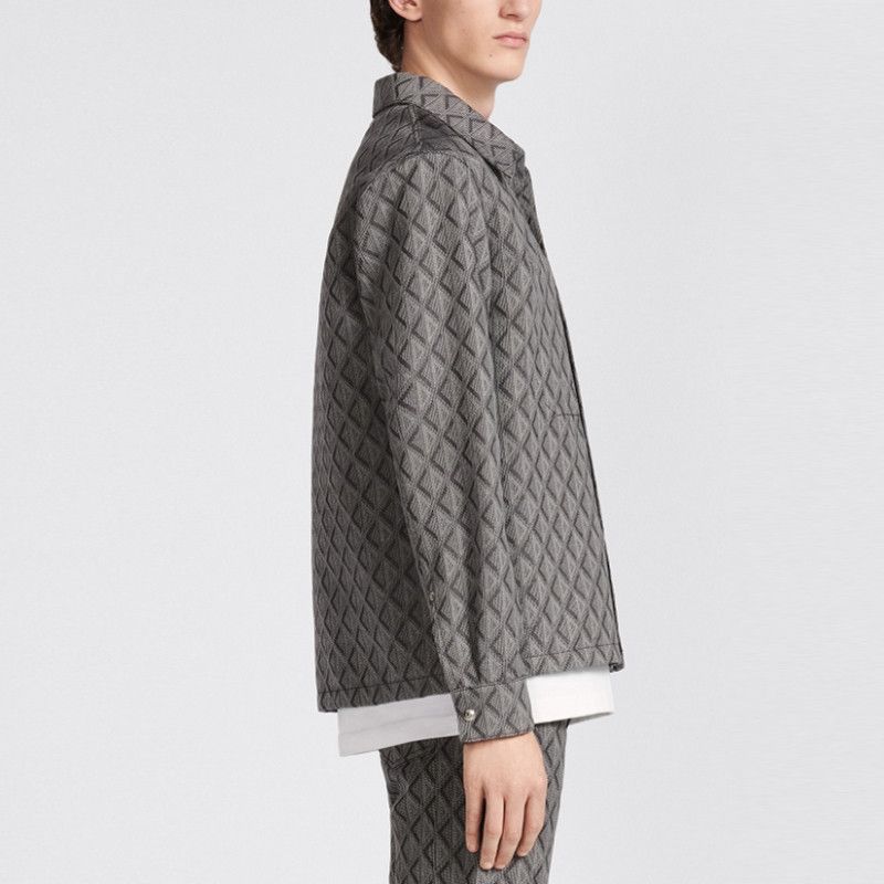 Dior Dior Diamond Jacquard Shirt Size M Size US M / EU 48-50 / 2 - 8 Thumbnail