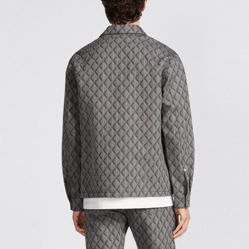 Dior Dior Diamond Jacquard Shirt Size M Size US M / EU 48-50 / 2 - 7 Thumbnail