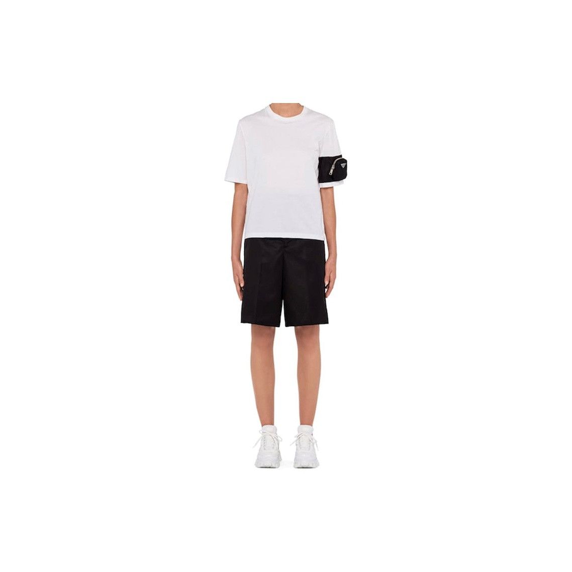 Prada Prada Pocket Jersey T-Shirt White XS Size US XS / EU 42 / 0 - 10 Thumbnail