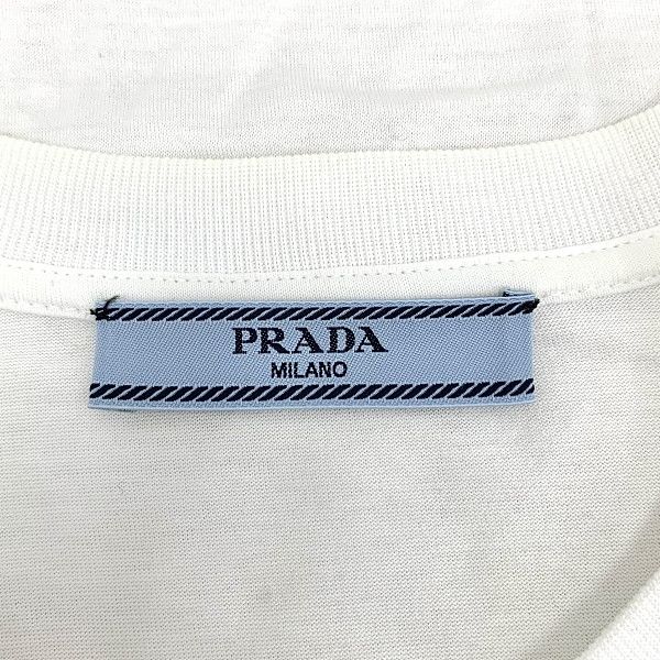 Prada Prada Pocket Jersey T-Shirt White XS Size US XS / EU 42 / 0 - 3 Thumbnail