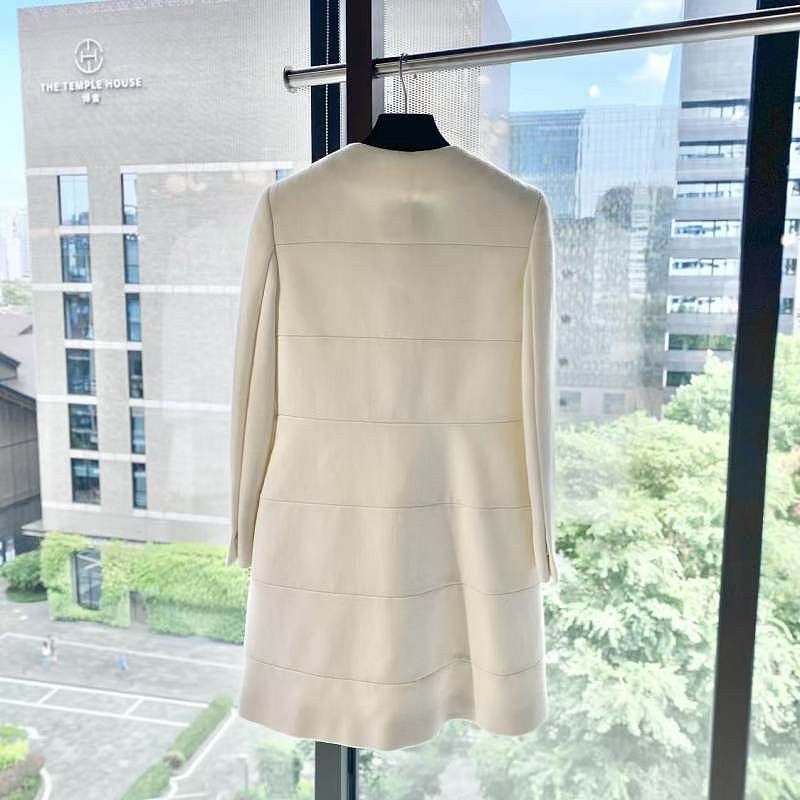 Prada Prada White Wool Coat Size 36S Size XS / US 0-2 / IT 36-38 - 2 Thumbnail