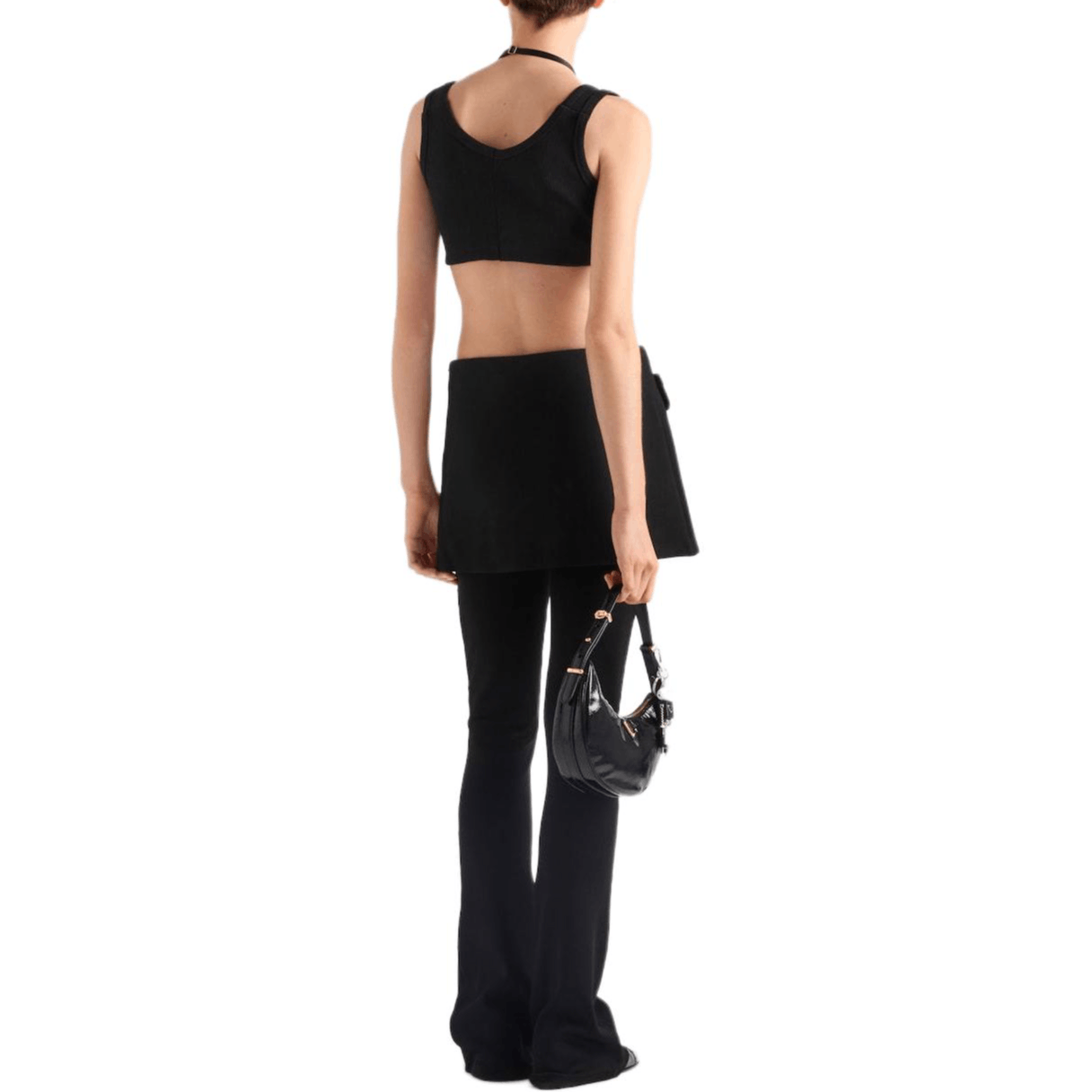 Prada Prada Logo Triangle Tank Crop Top Size 38 Size XS / US 0-2 / IT 36-38 - 7 Thumbnail