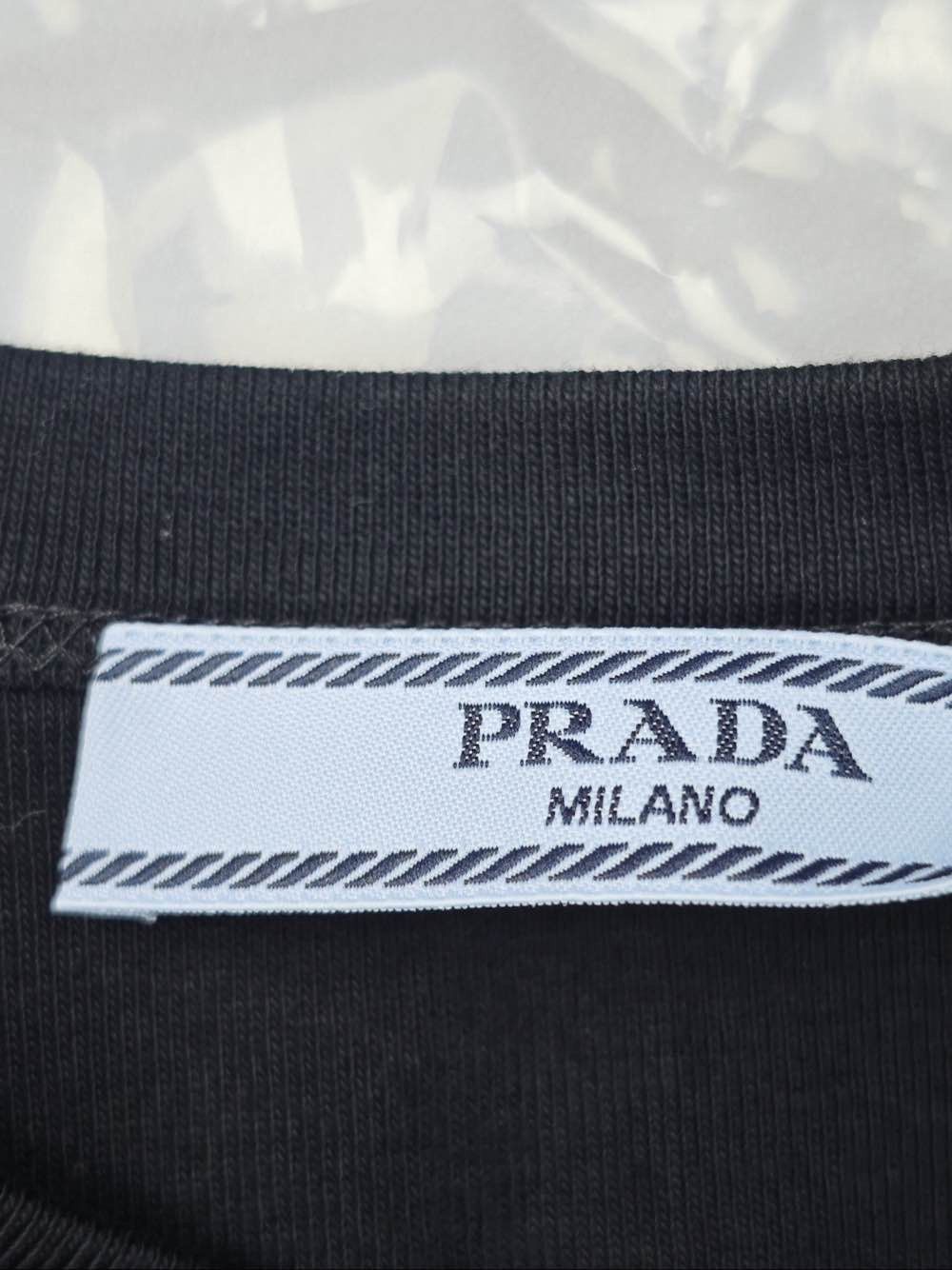 Prada Prada Logo Triangle Tank Crop Top Size 38 Size XS / US 0-2 / IT 36-38 - 3 Thumbnail