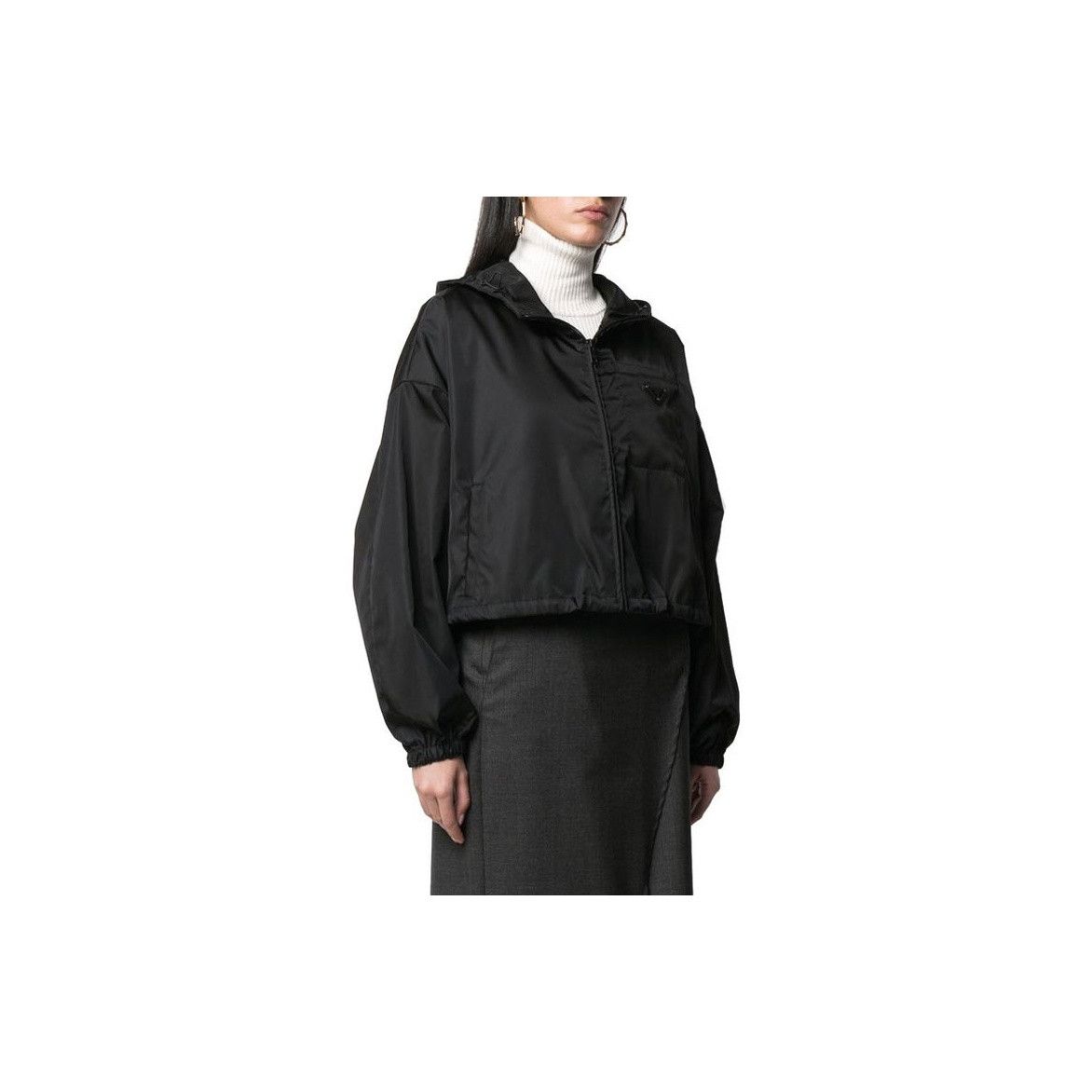 Prada Prada Hooded Logo Zip Jacket Size 42 Size M / US 6-8 / IT 42-44 - 8 Thumbnail