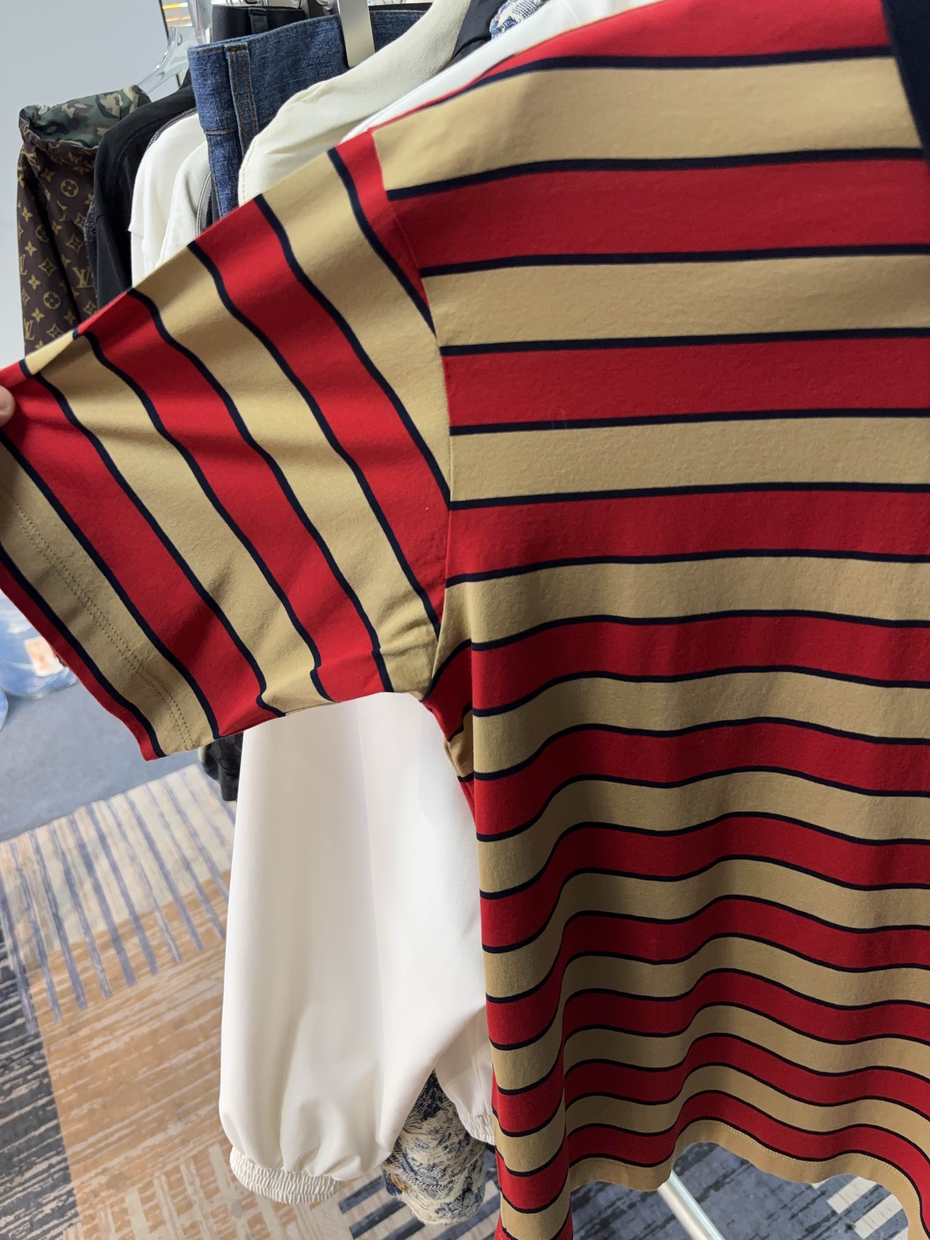 Prada Prada Striped Cotton Polo Shirt Size M Size US M / EU 48-50 / 2 - 7 Thumbnail