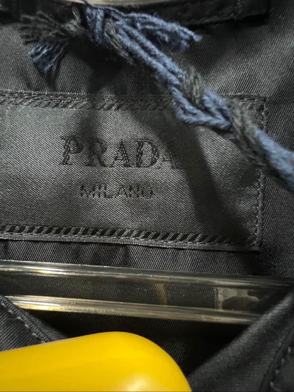 Prada Prada Re-Nylon Logo Patch Button-Up Shirt Size L Size US L / EU 52-54 / 3 - 3 Thumbnail