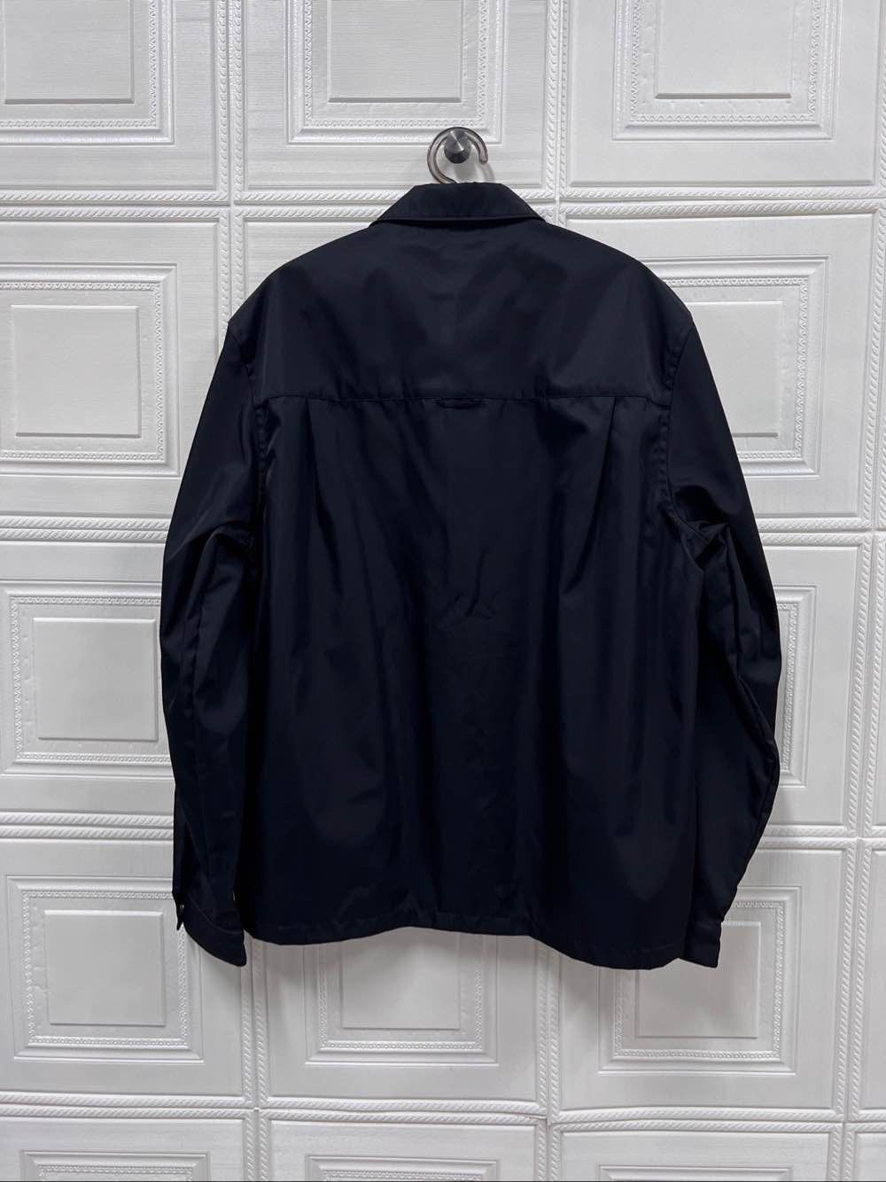 Prada Prada Re-Nylon Logo Patch Button-Up Shirt Size L Size US L / EU 52-54 / 3 - 2 Thumbnail