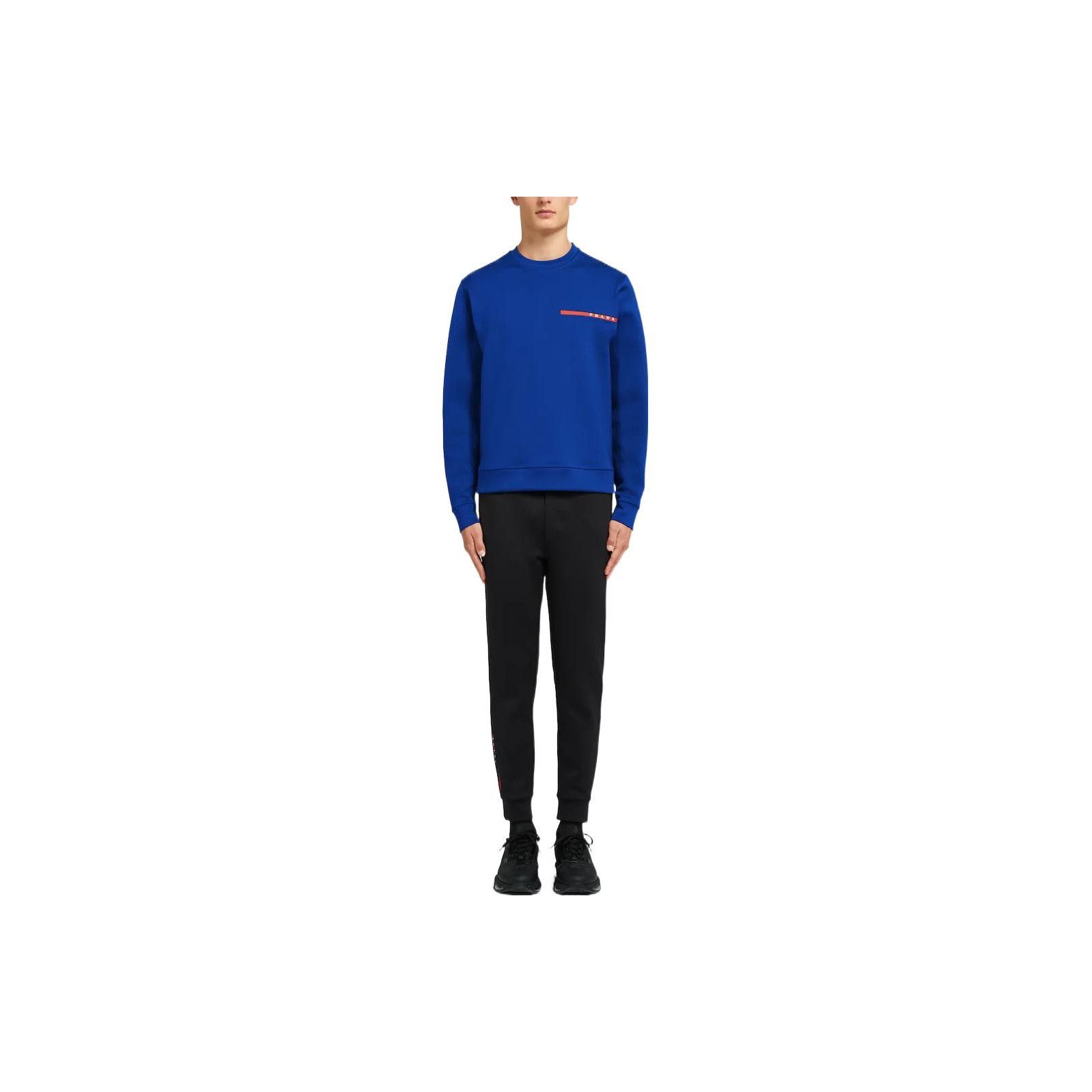 Prada Prada Technical Jersey Logo Sweatshirt Size L Size US L / EU 52-54 / 3 - 6 Thumbnail