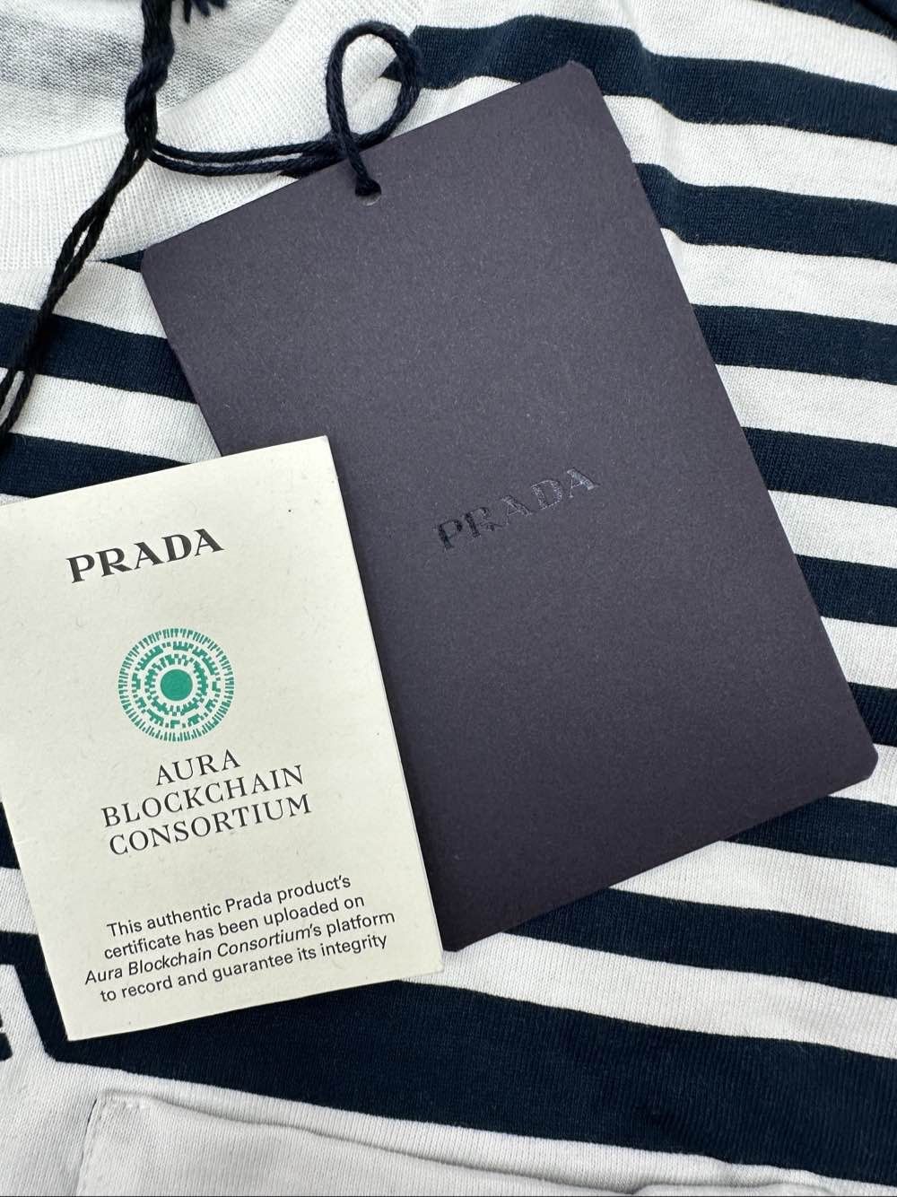 Prada Prada Logo Stripe T-Shirt Size S Size S / US 4 / IT 40 - 5 Thumbnail