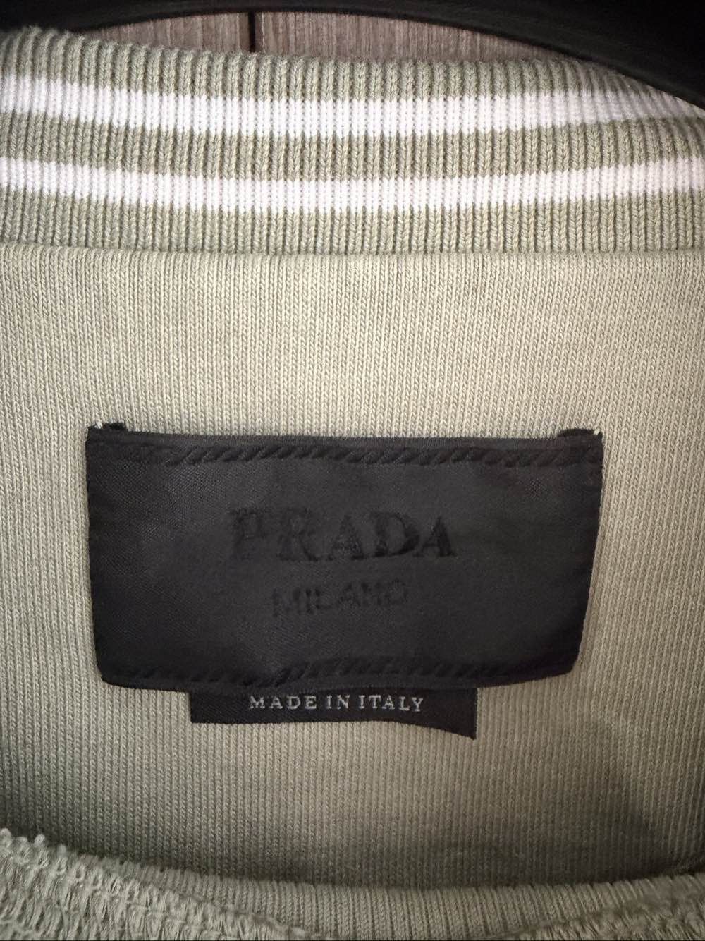 Prada Prada Logo Sweatshirt Green Size M Size US M / EU 48-50 / 2 - 3 Thumbnail