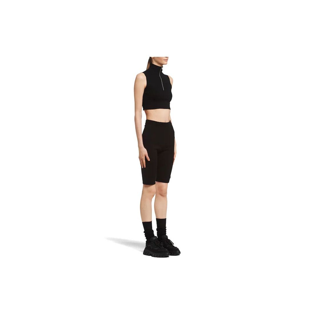 Prada Prada Logo Plaque Half Zip Sleeveless Top Size 38 Size XS / US 0-2 / IT 36-38 - 8 Thumbnail