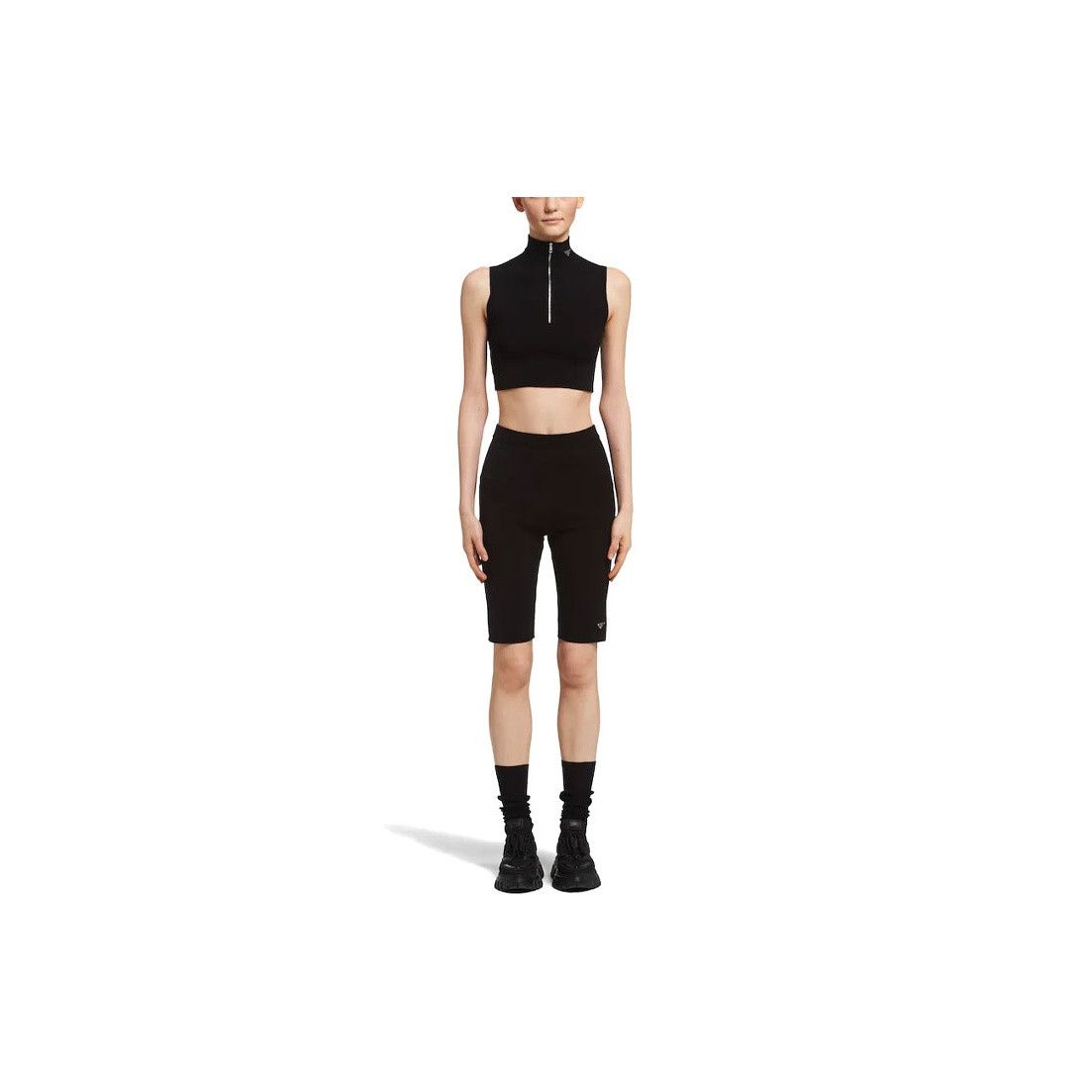 Prada Prada Logo Plaque Half Zip Sleeveless Top Size 38 Size XS / US 0-2 / IT 36-38 - 7 Thumbnail
