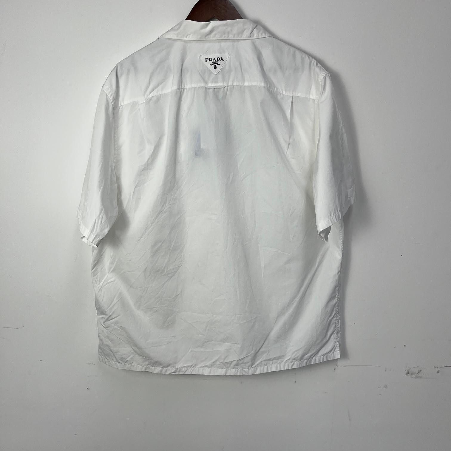 Prada Prada Letter Print Button Up Shirt XL Size US XL / EU 56 / 4 - 2 Thumbnail