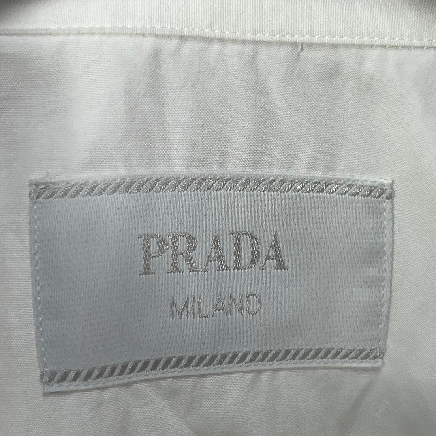 Prada Prada Letter Print Button Up Shirt XL Size US XL / EU 56 / 4 - 3 Thumbnail