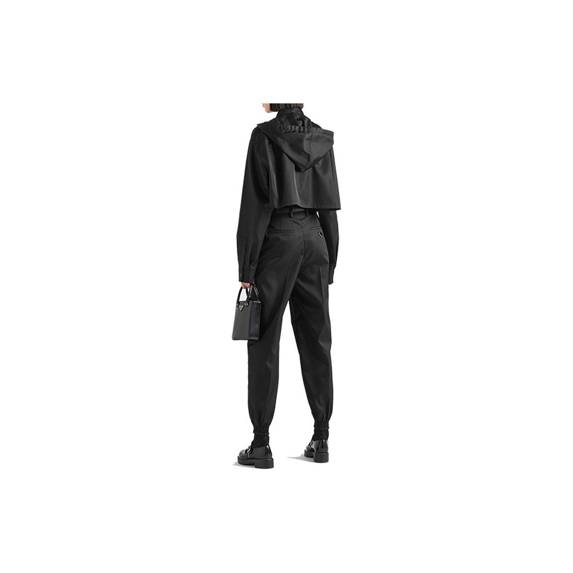 Prada Prada Logo Patch Hooded Button Up Size 38 Size XS / US 0-2 / IT 36-38 - 8 Thumbnail