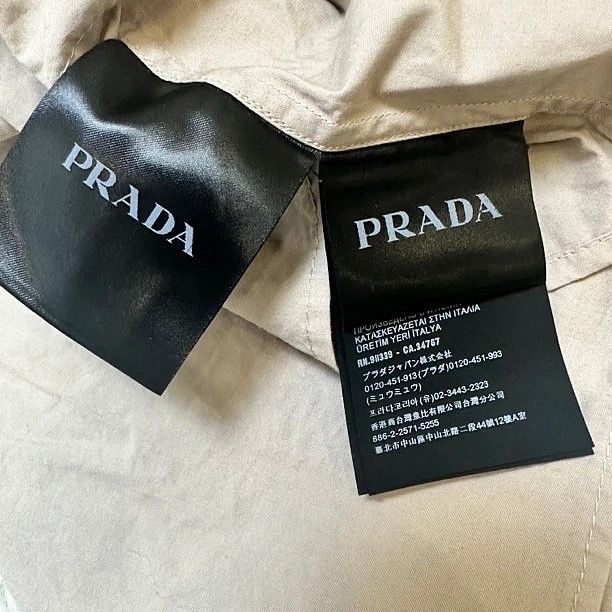 Prada Prada Military Cotton Button Up Shirt Size M Size US M / EU 48-50 / 2 - 4 Thumbnail